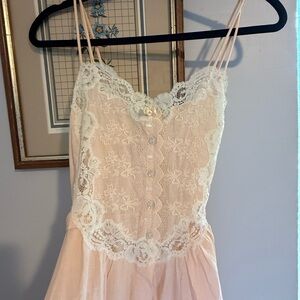 Dior Pink Lace Nightgown